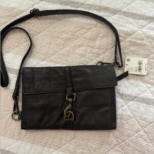 NWT Free People Black Crossbody Bag